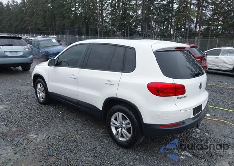 2013 Volkswagen Tiguan S z USA, uszkodzony, nr VIN WVGAV7AX1DW533810